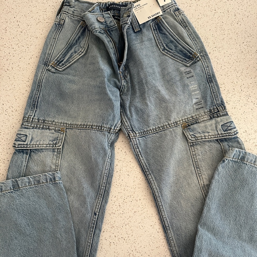 Aeropostale Men's Relaxed Light Blue Jeans